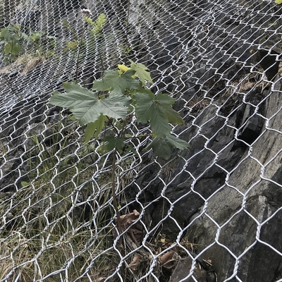 0.5mm espesor de PVC Galfan aleación galvanizado malla de alambre Gabion cesta