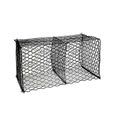 2x1x1m Cesta hexagonal de gabión de acero tejido con Zn-10%AL Resistencia a la tracción 350-550N/mm2