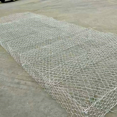 2x1x1m Cesta hexagonal de gabión de acero tejido con Zn-10%AL Resistencia a la tracción 350-550N/mm2