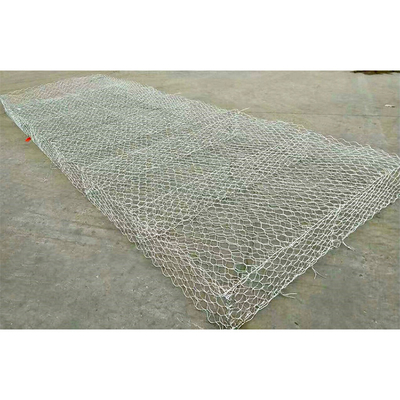 Cestión de gabión soldada de Galfan personalizada de tamaño malla de 6 * 8CM Resistencia al desgaste