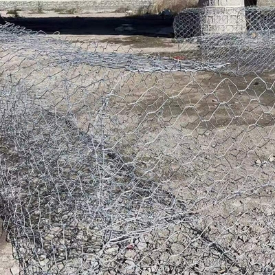 Cestas de gabión galvanizadas de aleación Galfan con revestimiento de PVC según el estándar RAL