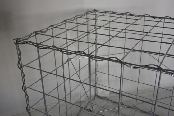 Galvanizado en caliente Galfan Galvanizado alambre de aleación Gabiones soldadura puntual