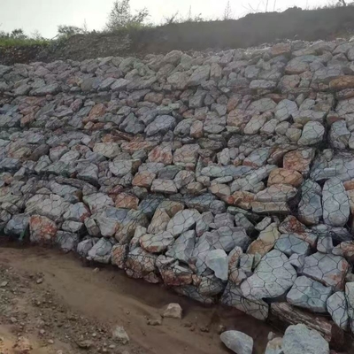 Gabión galvanizado con resistencia a la tracción 350-550N/mm2 punto soldado por alambre de aleación de 3,0 mm