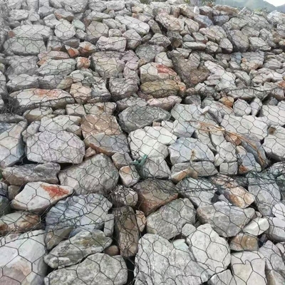 Gabión galvanizado con resistencia a la tracción 350-550N/mm2 punto soldado por alambre de aleación de 3,0 mm