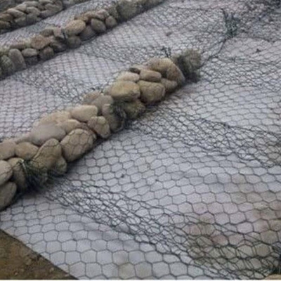 Cuadro de trabajo pesado Soldado en punto Soldado galvanizado Gabion Pared de retención