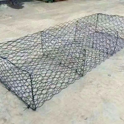 Cuadro de trabajo pesado Soldado en punto Soldado galvanizado Gabion Pared de retención