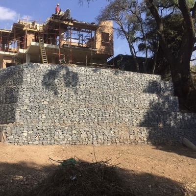 Gabión de aleación de soldadura puntual para cercas de jardín Diámetro de alambre de 3,0 mm