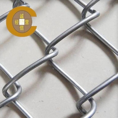 Rejillo de cercas de enlace de cadena de hierro galvanizado con recubrimiento de plástico