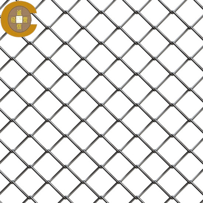 Cercas de malla de enlace de cadena de hierro galvanizado para la protección de la seguridad
