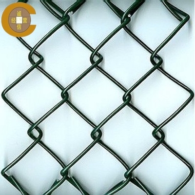 Cercas de malla de enlace de cadena de hierro galvanizado para la protección de la seguridad