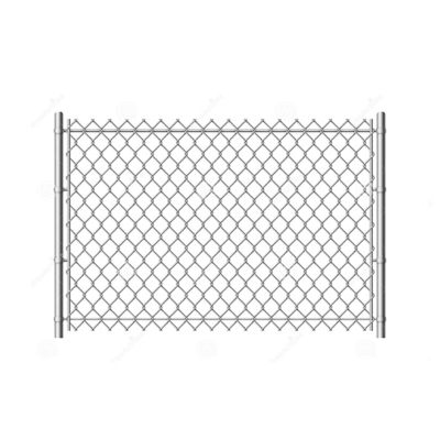 CN GABION Venta en caliente Verde 3,0 mm de malla galvanizada de enlace de cadena con apertura de 50 * 50 mm