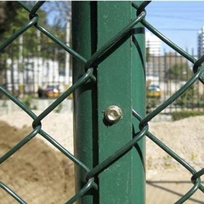 Cercas de enlace de cadena tejida con alambre de aleación para seguridad industrial