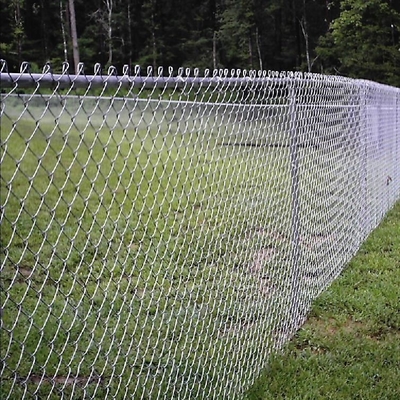 Acero de zinc tejido barandilla de protección 3,0 mm Galfan malla de alambre 50x1,5 valla