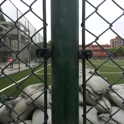 3.0 4.0 5.0mm tejido de aleación Galfan galvanizado de aleación de alambre de cadena de enlace cerca