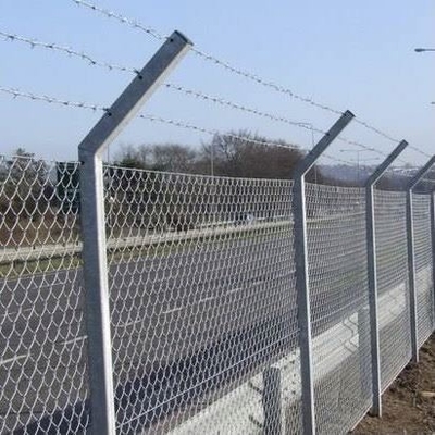 Sistema de cercas tejidas de acero galvanizado de aleación de alambre de acero