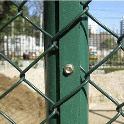 Resistencia a la tracción Sistema de cerca tejida de acero galvanizado con recubrimiento de aleación de zinc
