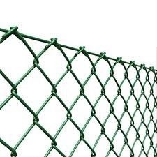 Rollo de cercas de jardín de enlace de cadena tejido de aleación galvanizada para el sistema de seguridad