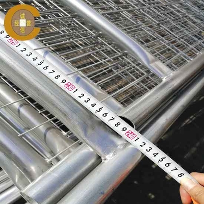 Panel galvanizado de cerca temporal de sitio de construcción para la separación de peatones