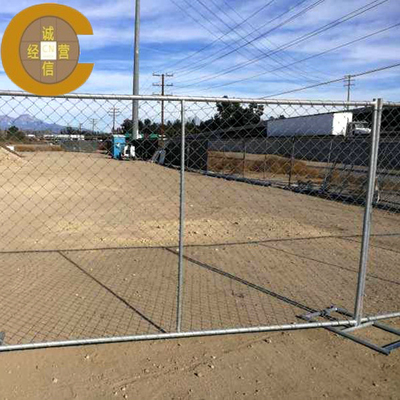 6 * 12 pies profesional cerco temporal galvanizado resistente para la seguridad