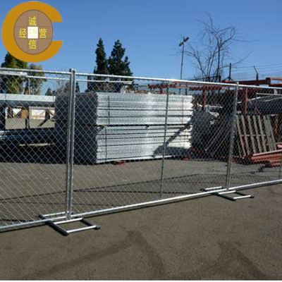 6 * 12 pies profesional cerco temporal galvanizado resistente para la seguridad