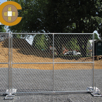 6 * 12 pies profesional cerco temporal galvanizado resistente para la seguridad