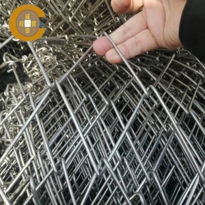 Protección contra caídas de rocas y pendientes - Redes de alambre de hierro galvanizado de tracción