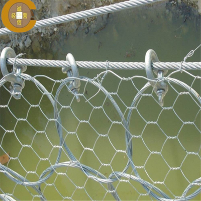 SNS Flexible Protección contra caídas de rocas suave anillo de malla de alambre para la protección de pendiente