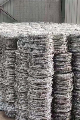 El cable de púas de acero galvanizado de baja resistencia al carbono para la protección del perímetro