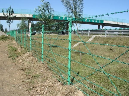 Cercas de alambre de afeitar con revestimiento de PVC galvanizado tensible 2.0-4.0mm