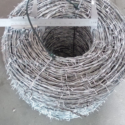 Cable de hierro de púas galvanizado con una sola navaja