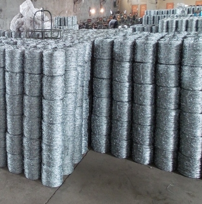 Cable de hierro de púas galvanizado con una sola navaja