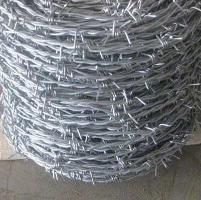 Cable de hierro de púas galvanizado con una sola navaja