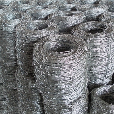 Cable de hierro de púas galvanizado con una sola navaja