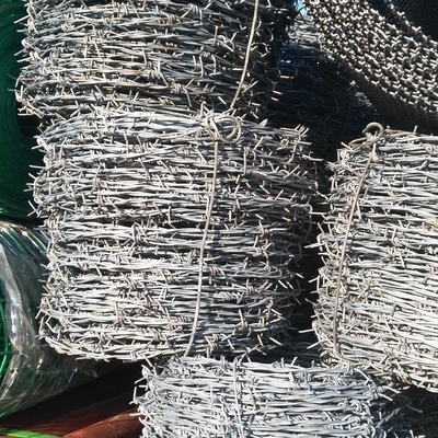 Cable de hierro de púas galvanizado con una sola navaja