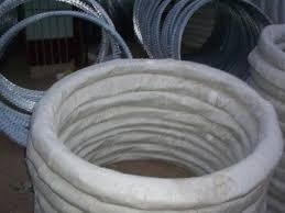 2.5 mm de hierro galvanizado de alambre de afeitar único
