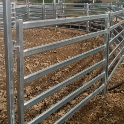 Paneles de cercas de ganado estándar de metal galvanizado para patios de ganado
